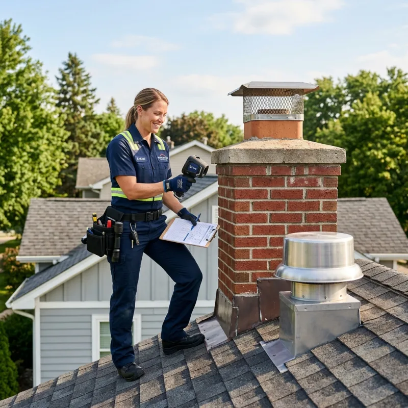 Technician removing a deceased bird from an indoor space in Chum Creek